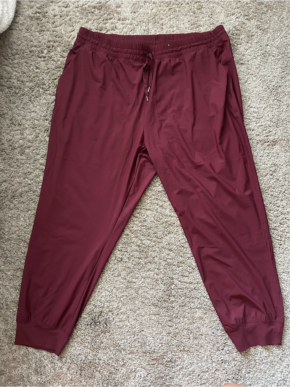 Old Navy Women's Maroon Drawstring Jogger Pants